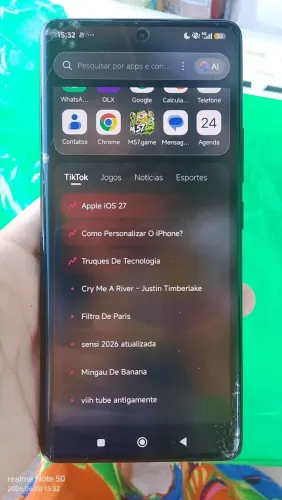 Vendo um note 14 pro tá com trinco na tela mas não interfere em nada tenho nota fiscal 