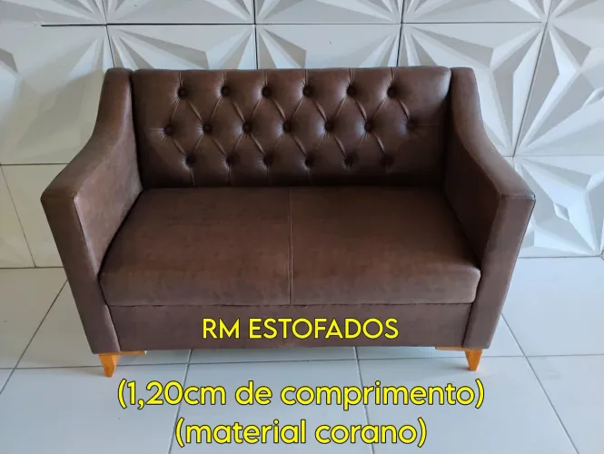Sofá de 2 lugares para barbearia