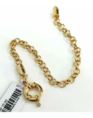 Pulseira Rommanel elo português grossa 550399