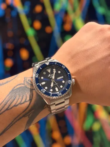 Relógio Seiko 5 Sports Azul lindo!