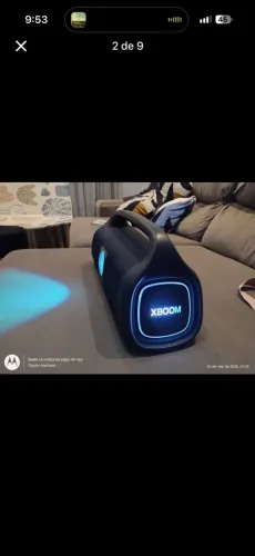 caixa de som LG XBOOM XG9