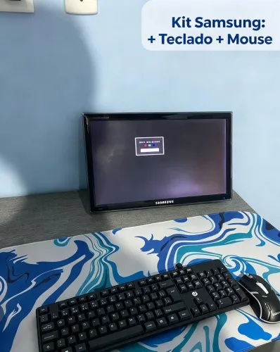 Monitor Samsung + Teclado e Mouse ? Tudo Funcionando!