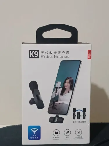 ? Microfone Sem Fio K9 Pro - Áudio Profissional para Celular ?