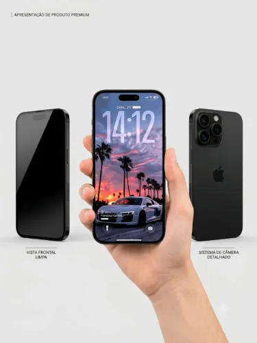 iPhone 16 Pro Max Preto Fosco / Titânio Preto | Bateria 100% | Estado de Novo