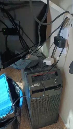 Computador completo monitor, cabos