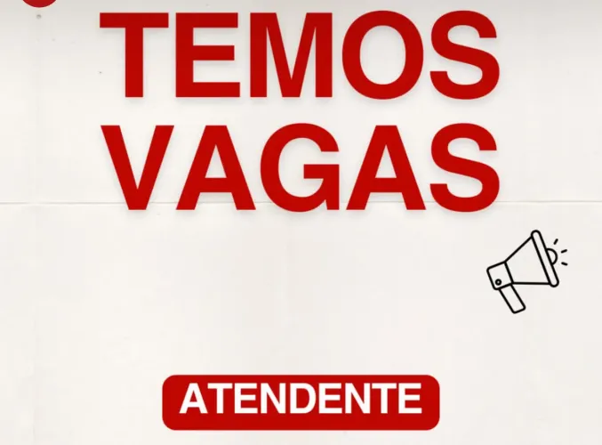 CONTRATA-SE ATENDENTE