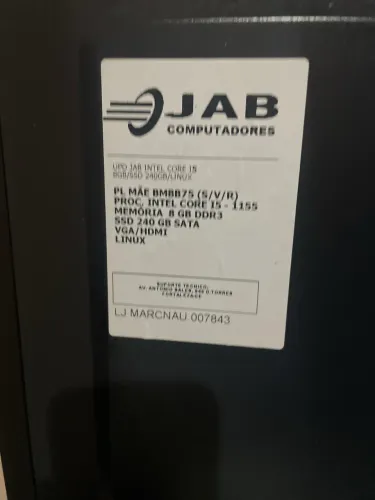 PC Completo Intel Core i5 + SSD 240GB + Monitor e Periféricos