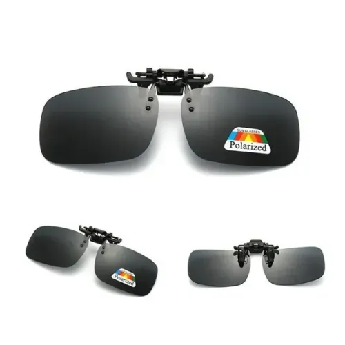 Óculos De Sol Polarizados Unissex Com Lente Flip-up UV400 Day Vision!
