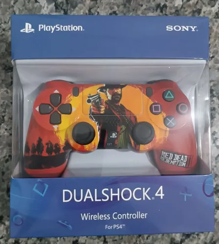 Controle PS4 Sem Fio Red Dead Redemption