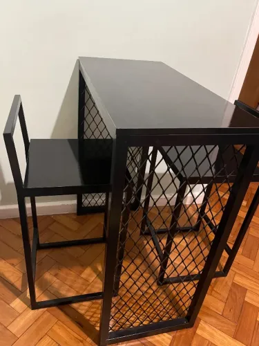 Bancada Gourmet Industrial c/ 2 Banquetas