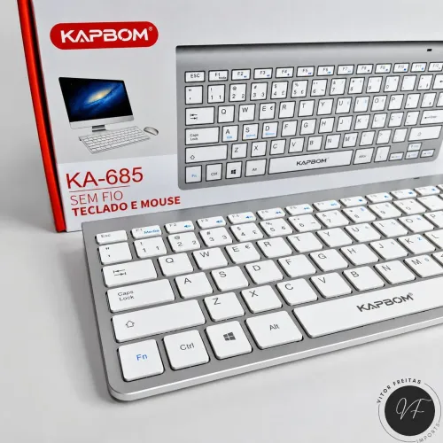 Teclado e Mouse Sem Fio | Entrega Grátis em VCA