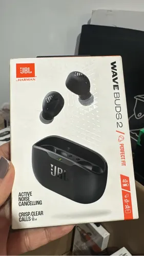 Fone JBL Wave Buds 2 Preto