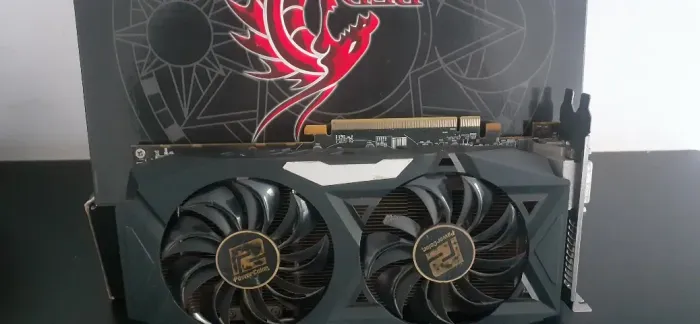 Placa de Video RX 480 Power Color Red Dragon com Caixa
