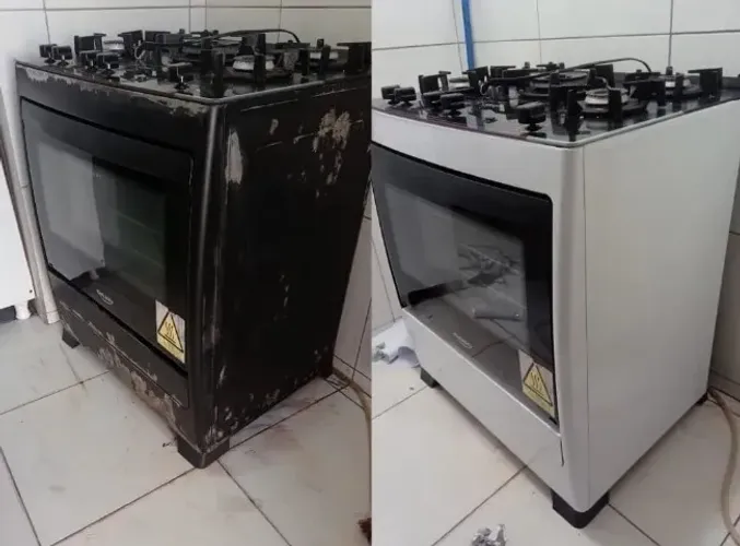 fogão renovados envelopamento