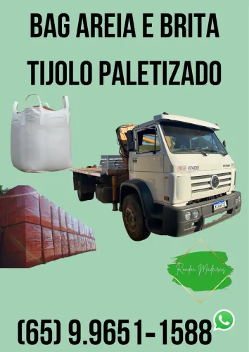 Bag Areia e Brita - Tijolo Paletizado