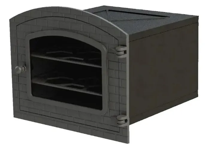 Forno De Ferro Com Vidro Libaneza - Colonial 51x45,5x30,5 Cm