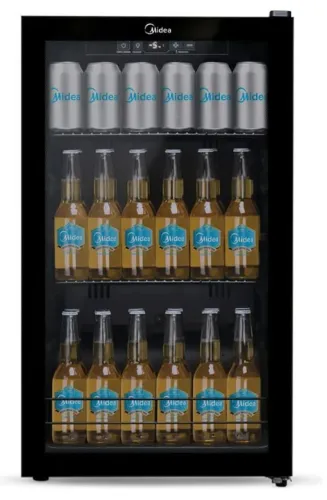 Cervejeira Flex Midea 96L BCA10P2 Frigobar ou Adega Preto 220V