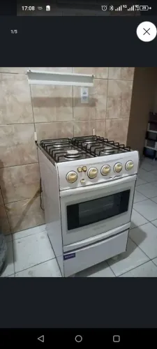 Fogão 4 bocas com forno