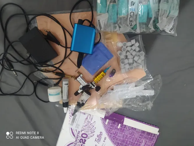 Kit completo tatuador