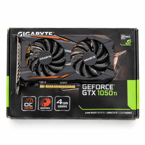 Placa de Vídeo Gigabyte GeForce GTX 1050 Ti OC 4GB GDDR5