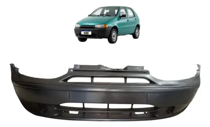 Parachoque Dianteiro Palio 1996 1997 1998 1999 2000 Preto Texturizado