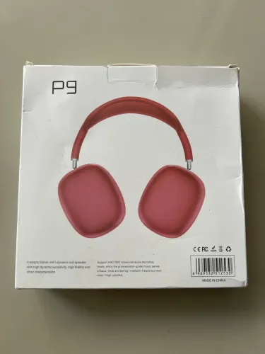Fone p9 Bluetooth rosa lacrado 
