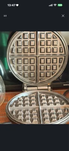 Vendo máquina waffle, motivo mudança