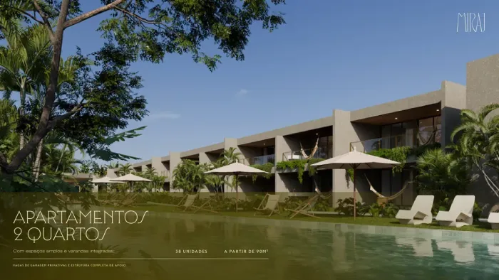 PRAIA DO PATACHO -  Flat 90 m² 2 quartos condomínio pé na areia com muita segurança e laze