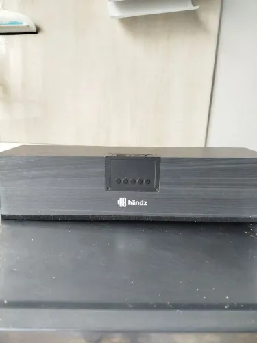 Caixa som com entrada USB e Bluetooth