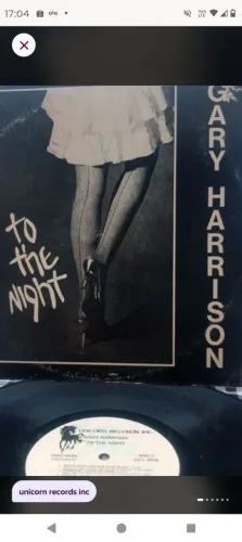 DISCO DE VINIL GARY HARRISON TO THE NIGHT 1982/,, IMPORTADO