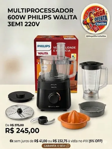 Multiprocessador philips wallita 220v
