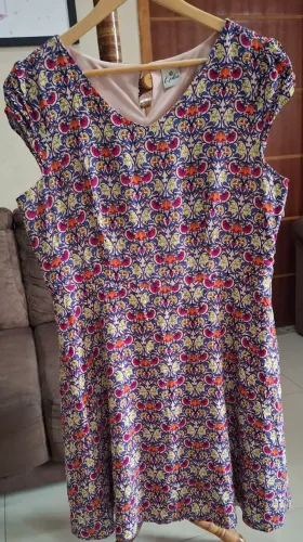 Vestido estampado - TAMANHO:42/44