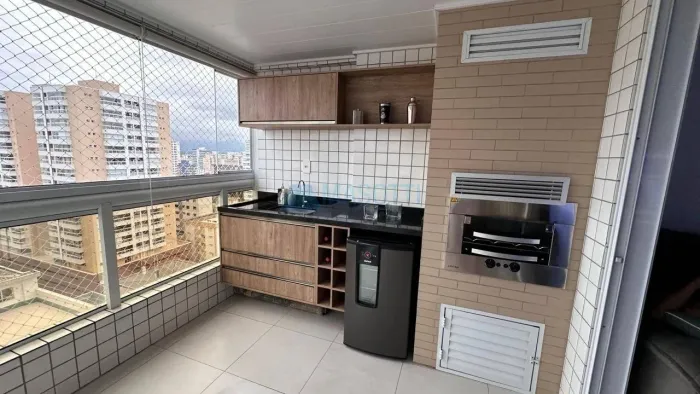 Apartamento com 3 dormitórios à venda, 147 m² por R$ 1.650.000,00 - Canto do Forte - Praia