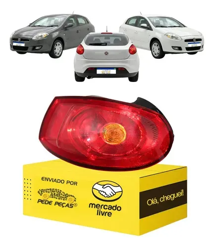 Lanterna Traseira Fiat Bravo 2011 2012 2013 2014 Le Esquerdo/motorista