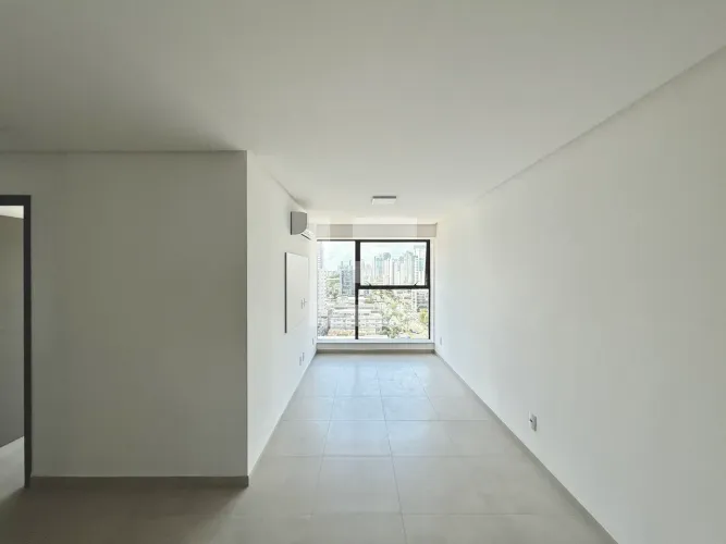 Icon Design Living | 58 m² | 2 Quartos (1 Suíte) | Móveis fixos para alugar