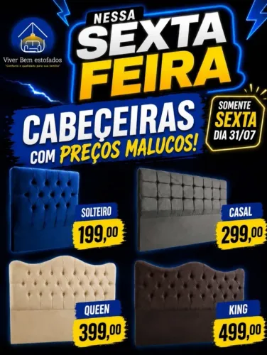 OFERTA DE CABECEIRA (SOMENTE ESSA SEXTA)