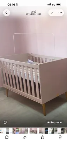 BERÇO 2 EM 1 QUE VIRA MINI CAMA