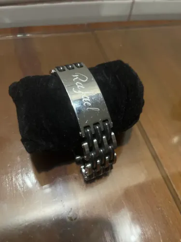 Pulseira aço 97 gramas nunca usada