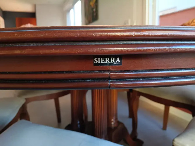 Mesa Sierra completa com 6 cadeiras