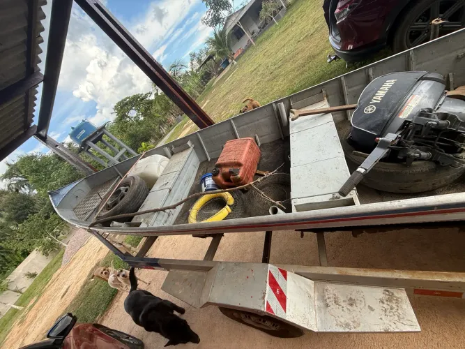 Barco de pesca completo 