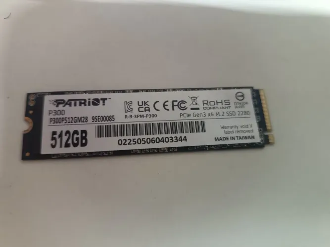 SSD patriot p300 512gb