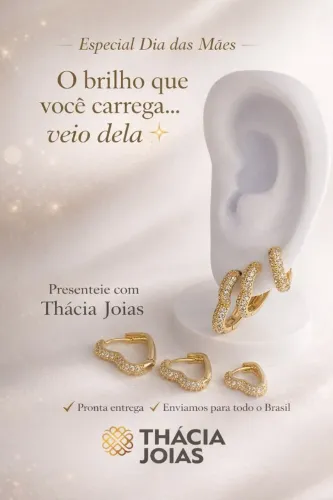 Mix argolas folheadas