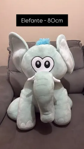 Elefante de Pelucia 80cm