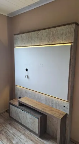 Painel de MDF com luz de led