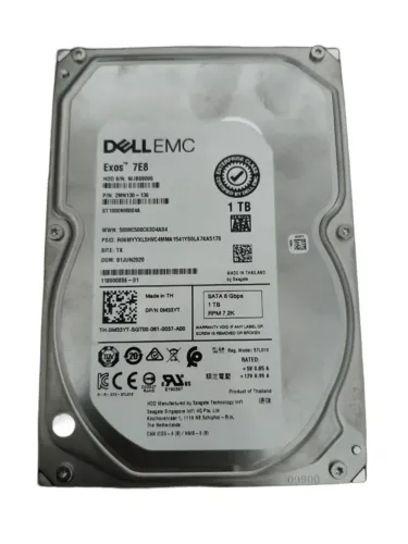 Hd Servidor Dell Exos 7e8 1tb 7200rpm Sata 6gb/s (Usado)