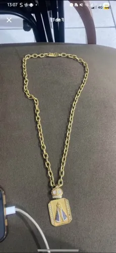 Corrente de moeda antiga única 