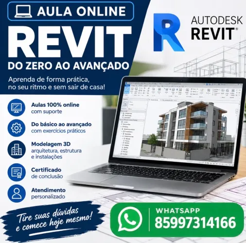 Aula de revit para iniciante aula online