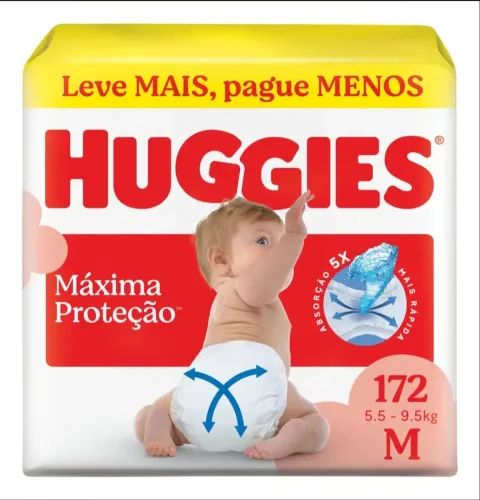 Fralda Huggies Supreme Care M