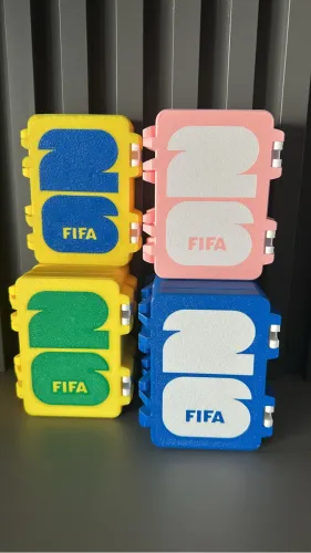 Caixa para figurinhas da copa 