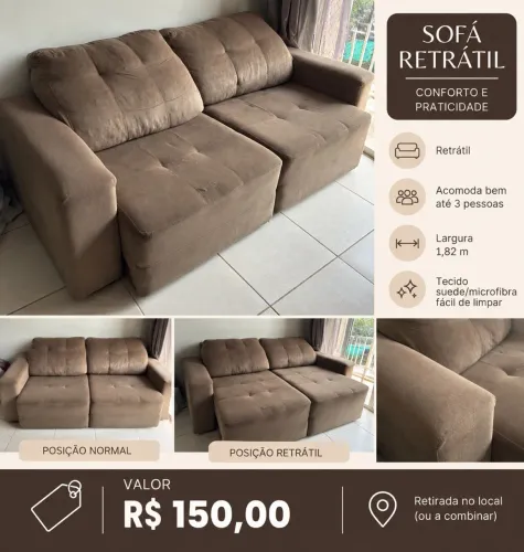 Sofá retrátil